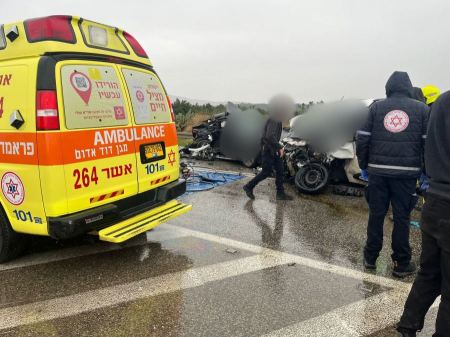 مصرع شخصين من يركا وطمرة بحادث طرق مروع